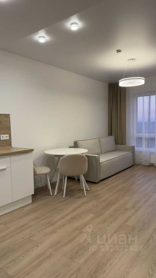 1-комнатная квартира, 35,8 м²