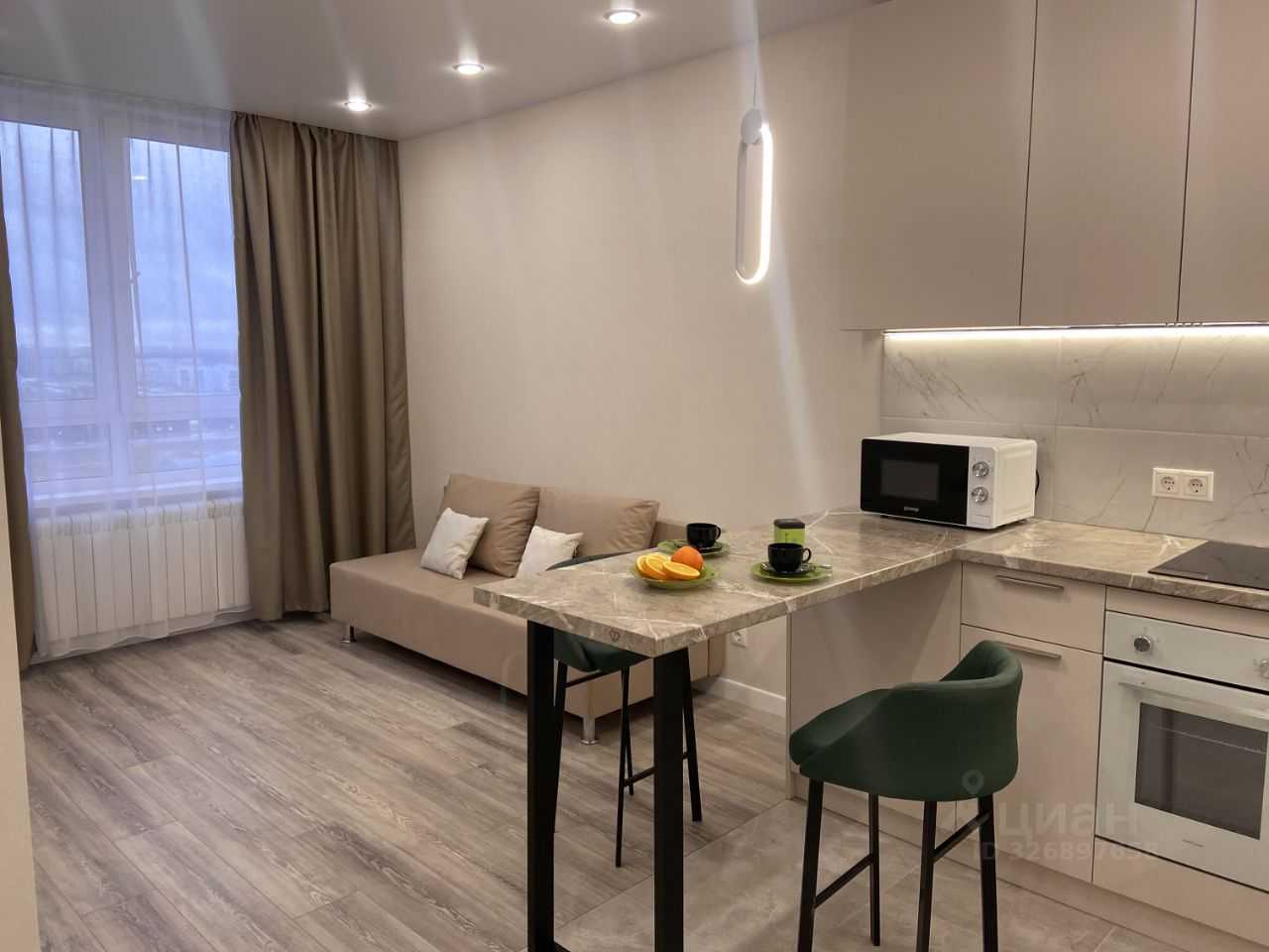 1-комнатная квартира, 32,9 м²