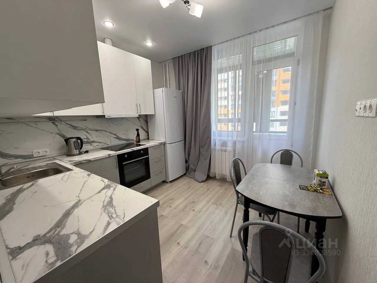 1-комнатная квартира, 38,2 м²