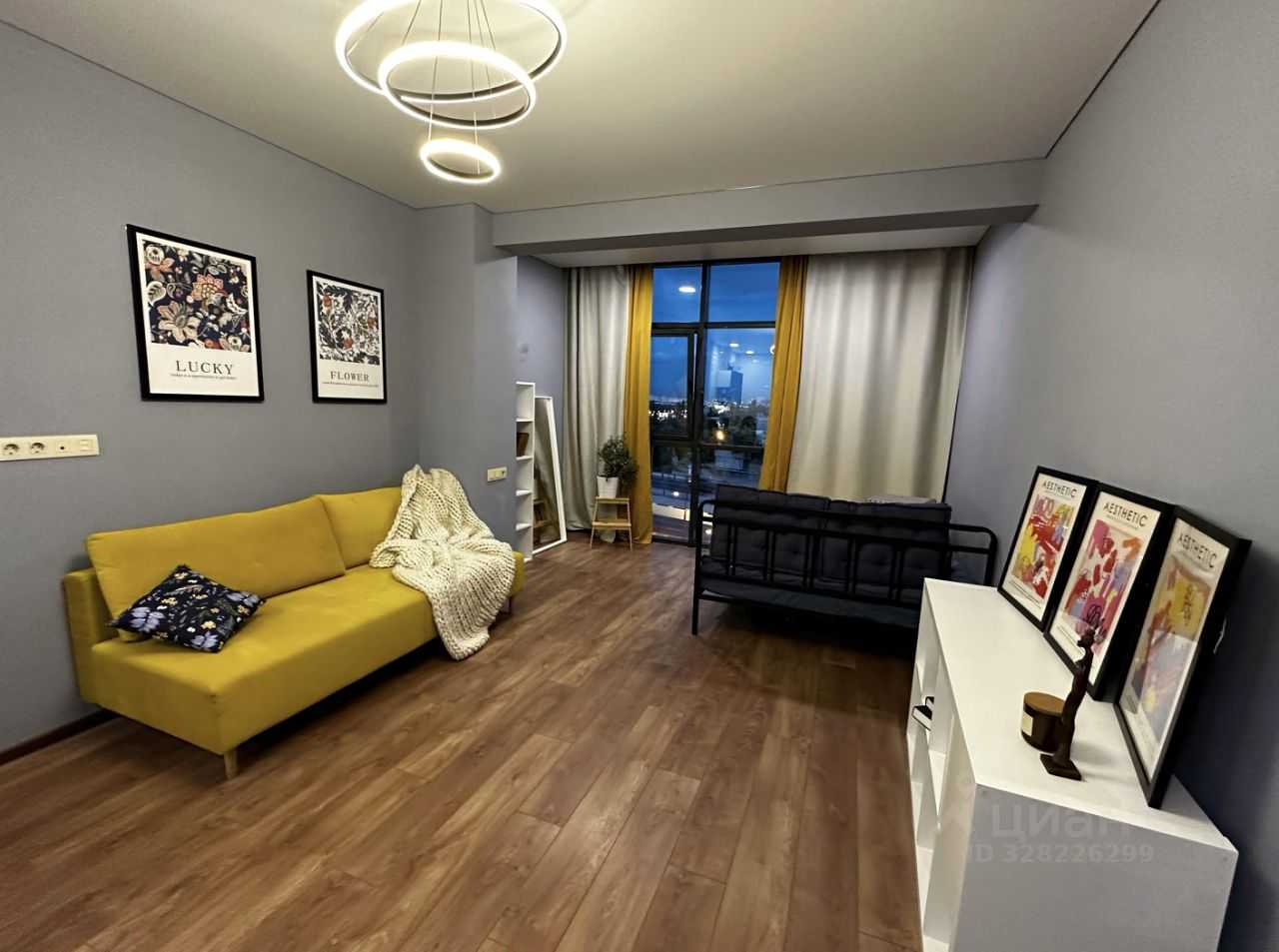 1-комнатная квартира, 42 м²
