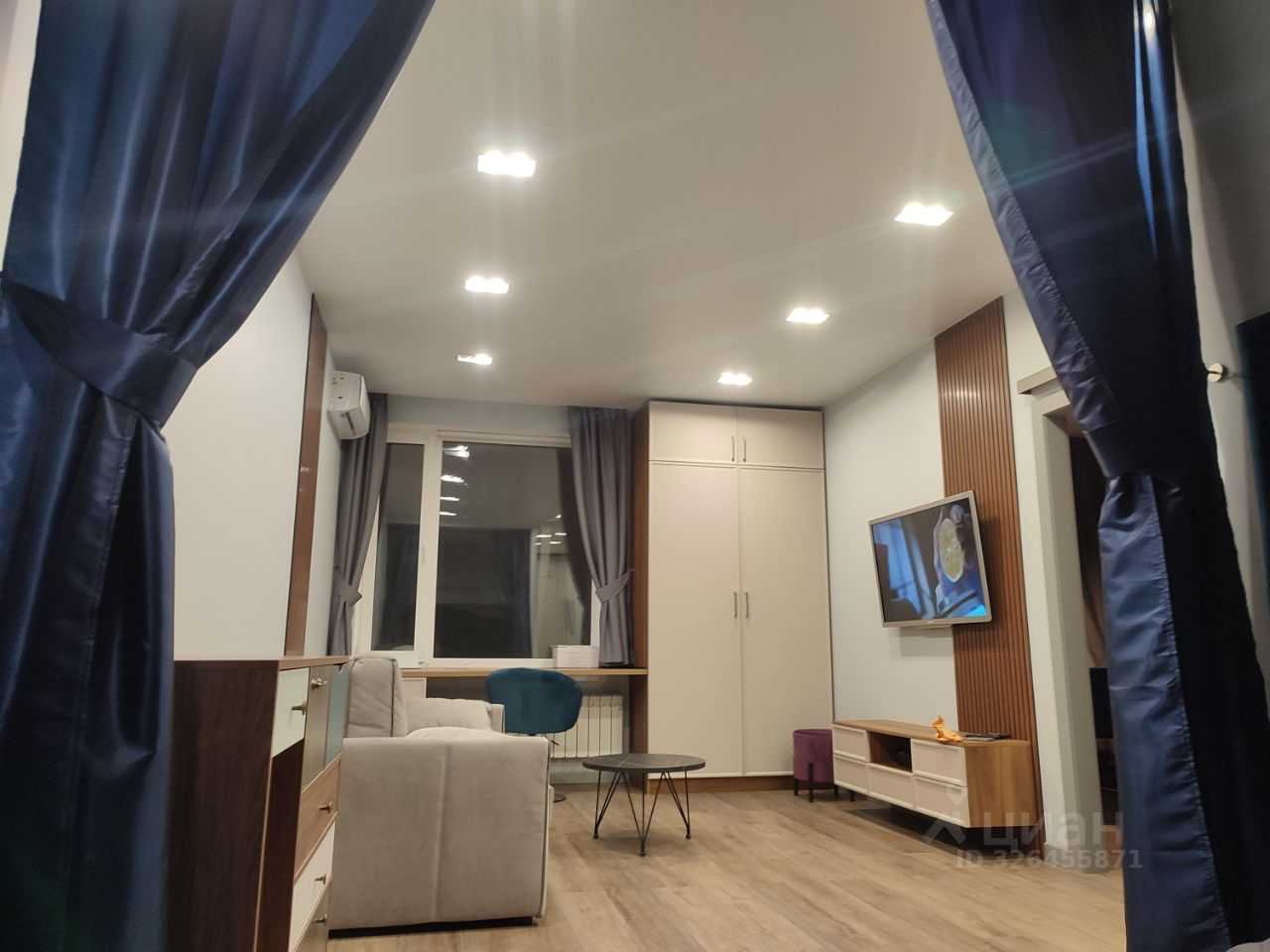 1-комнатная квартира, 43 м²