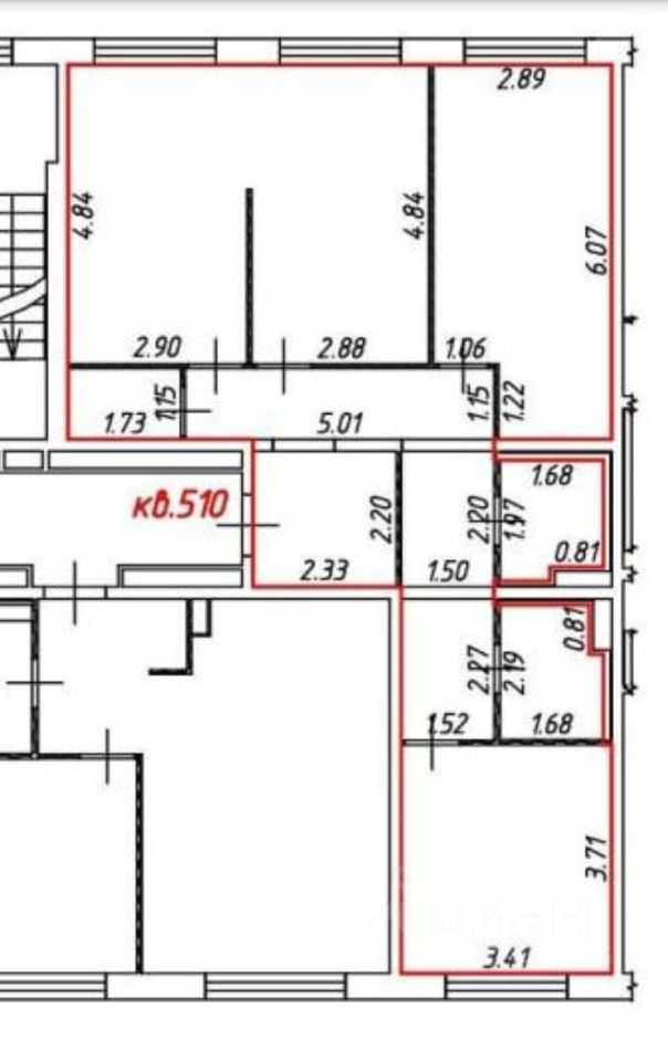 3-комнатная квартира, 80 м² — фотография 2