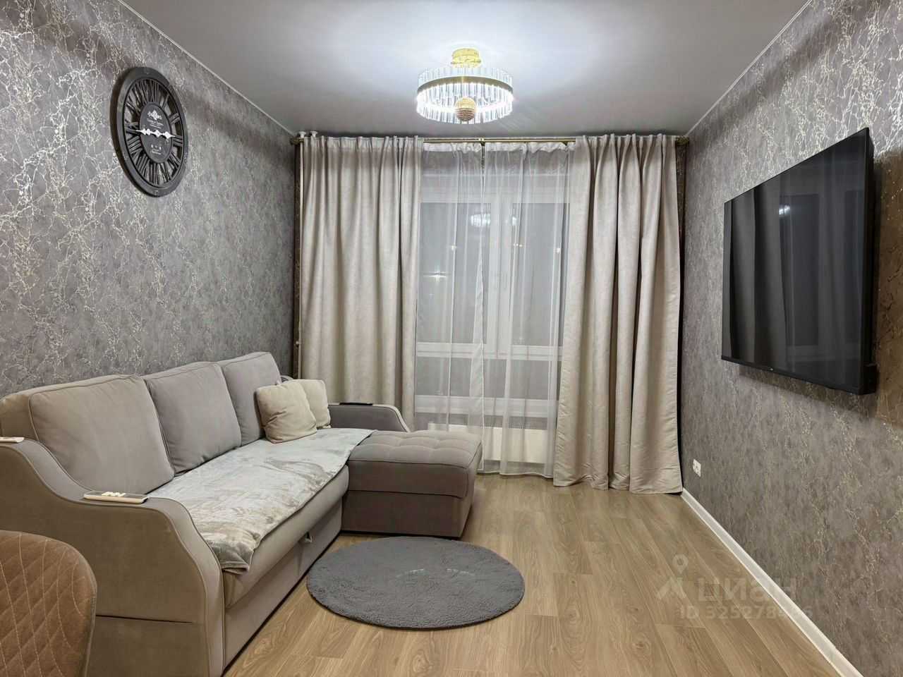 2-комнатная квартира, 59 м²