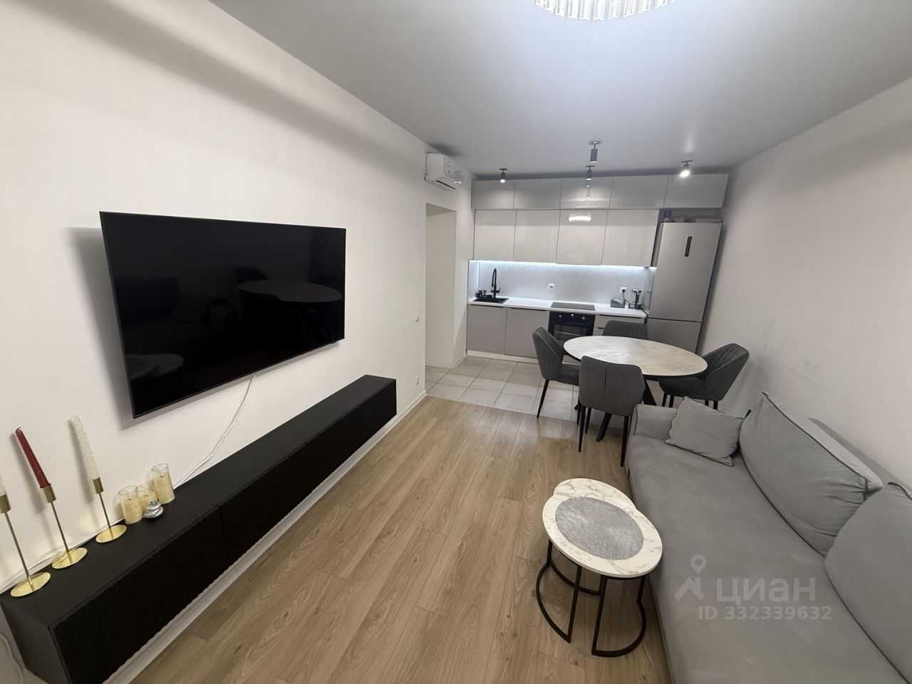 3-комнатная квартира, 57 м²