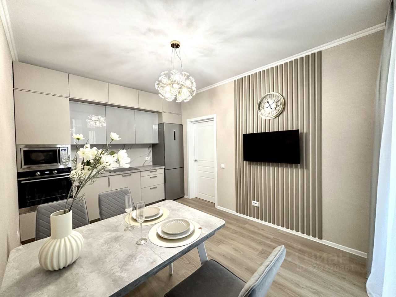 2-комнатная квартира, 53,5 м²
