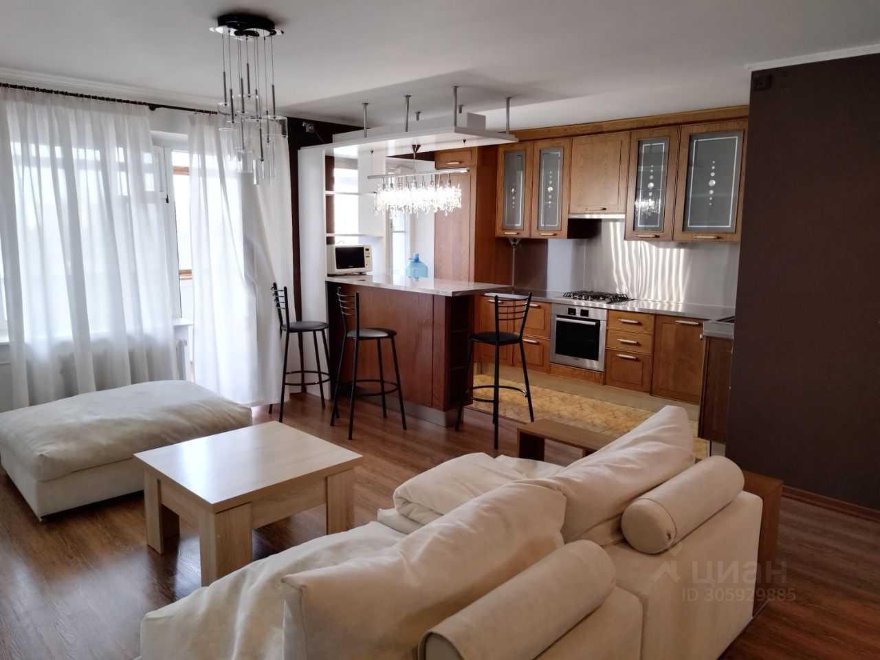 3-комнатная квартира, 70 м²
