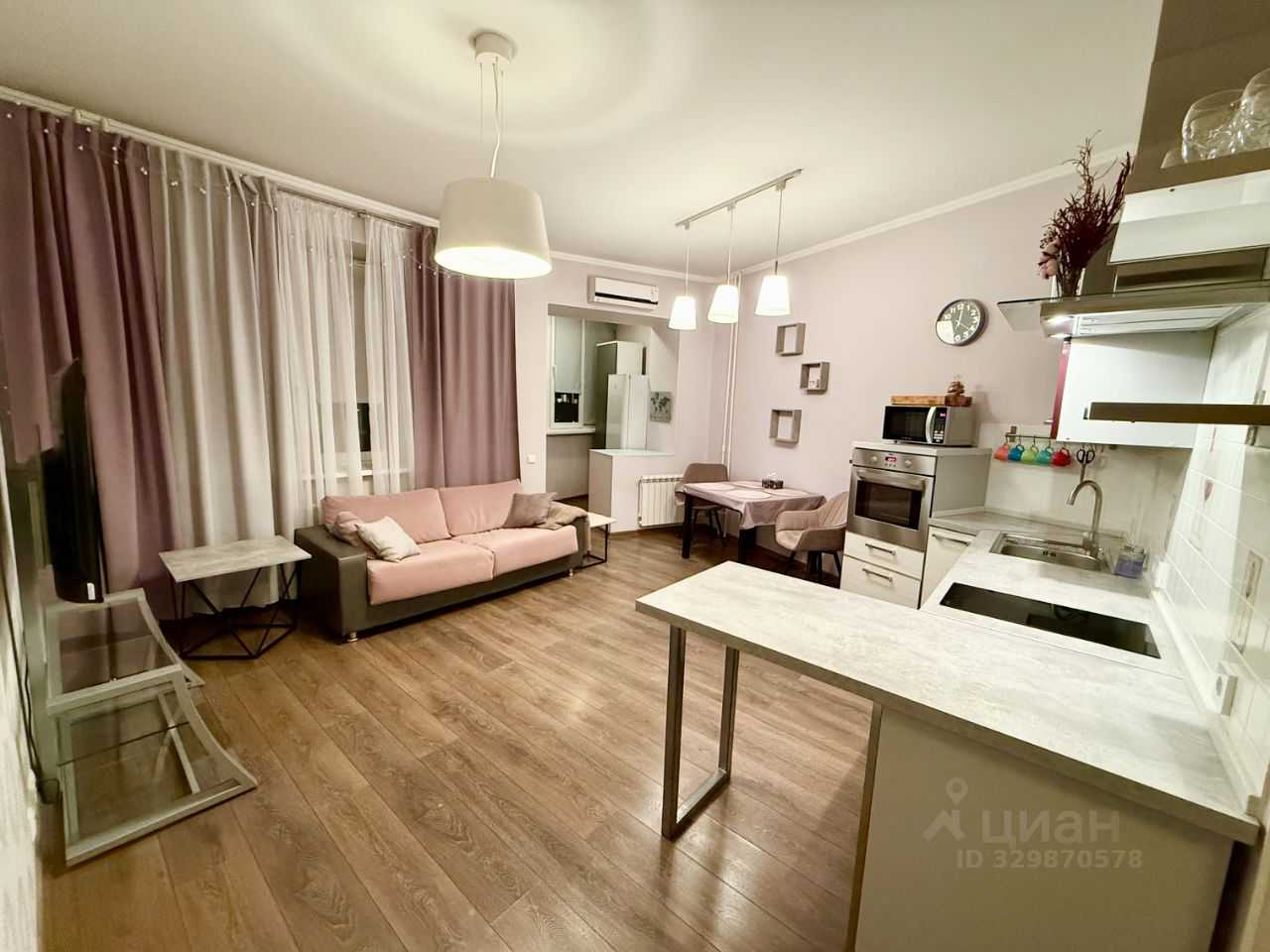 1-комнатная квартира, 57 м² — фотография 3