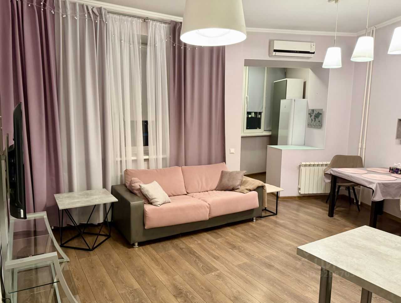 1-комнатная квартира, 57 м² — фотография 2