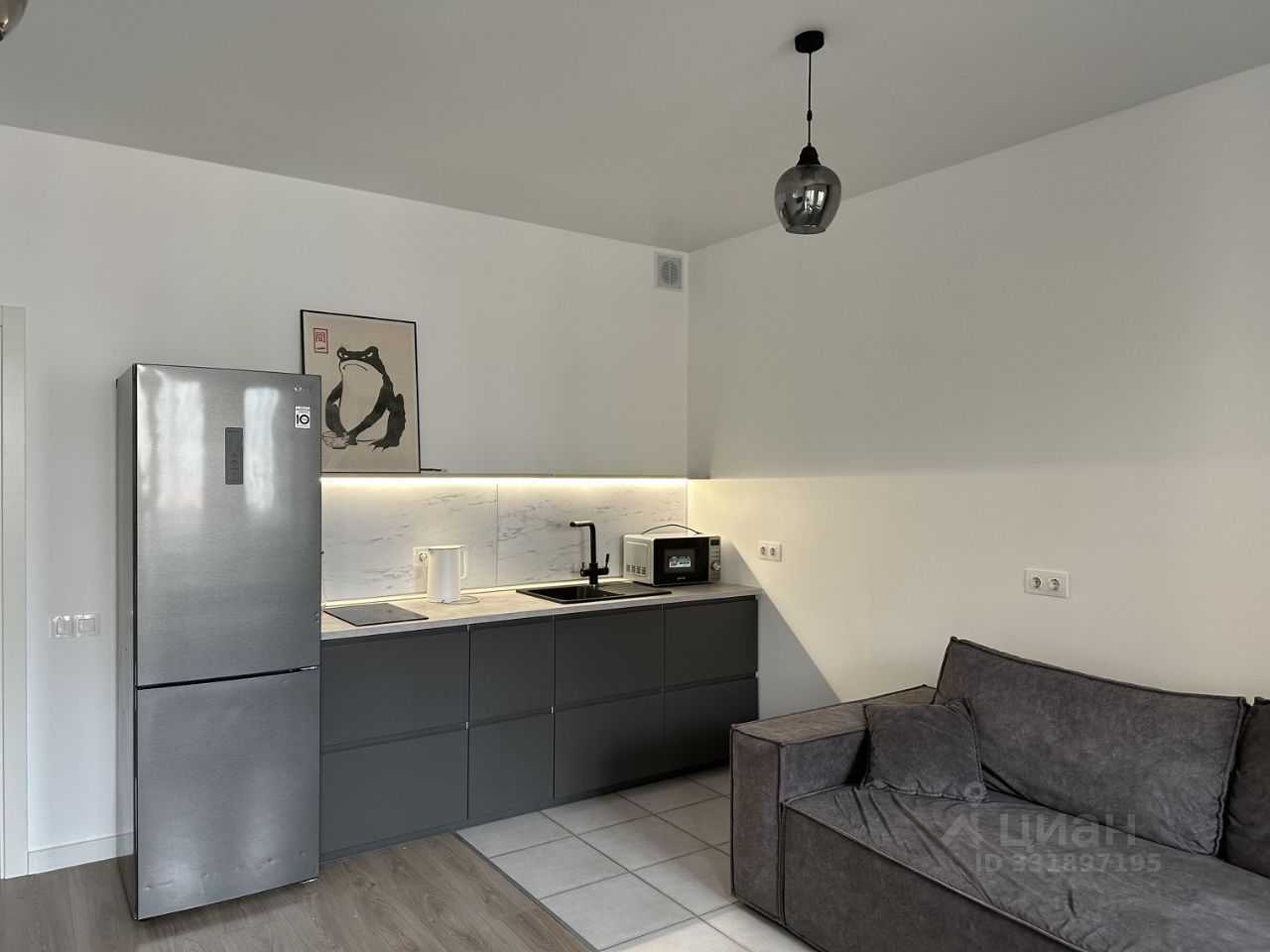 1-комнатная квартира, 45,5 м²