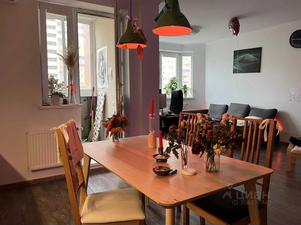 1-комнатная квартира, 48 м² — фотография 2