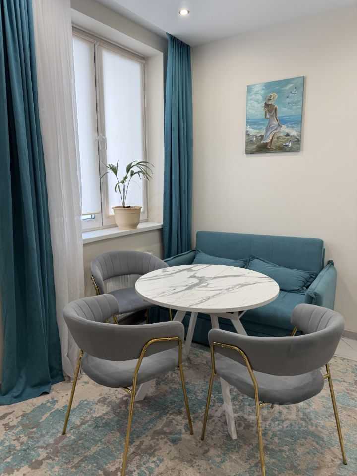 1-комнатная квартира, 37,5 м²