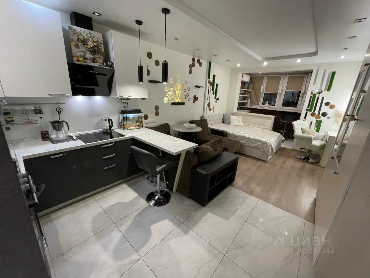 1-комнатная квартира, 38 м² — фотография 3