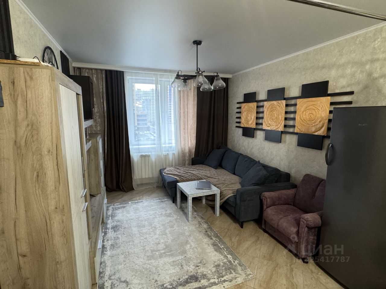 1-комнатная квартира, 45,3 м²