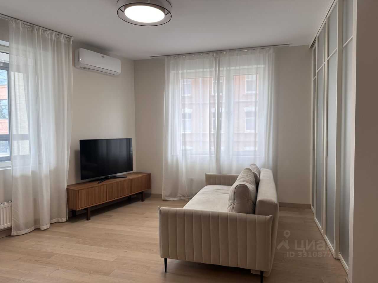 1-комнатная квартира, 51,3 м² — фотография 2