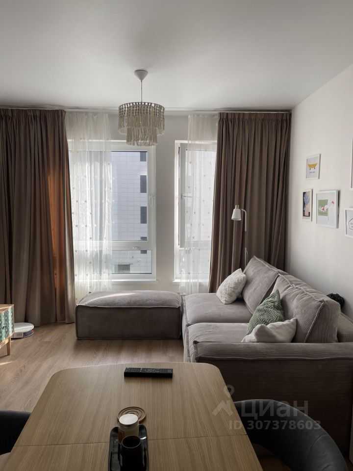 1-комнатная квартира, 39,4 м² — фотография 2