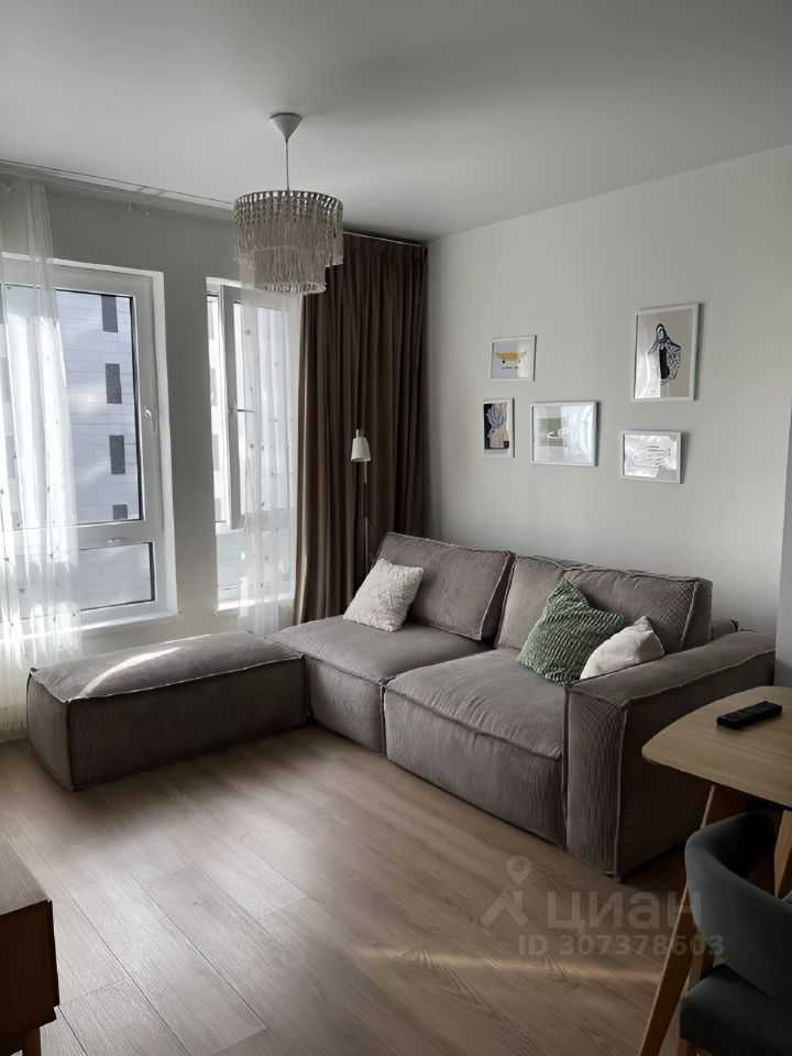 1-комнатная квартира, 39,4 м²
