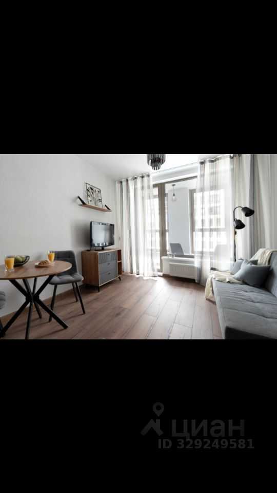 1-комнатная квартира, 34,2 м²