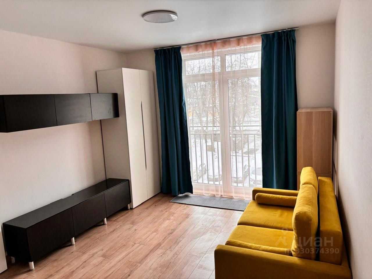 1-комнатная квартира, 40 м² — фотография 2