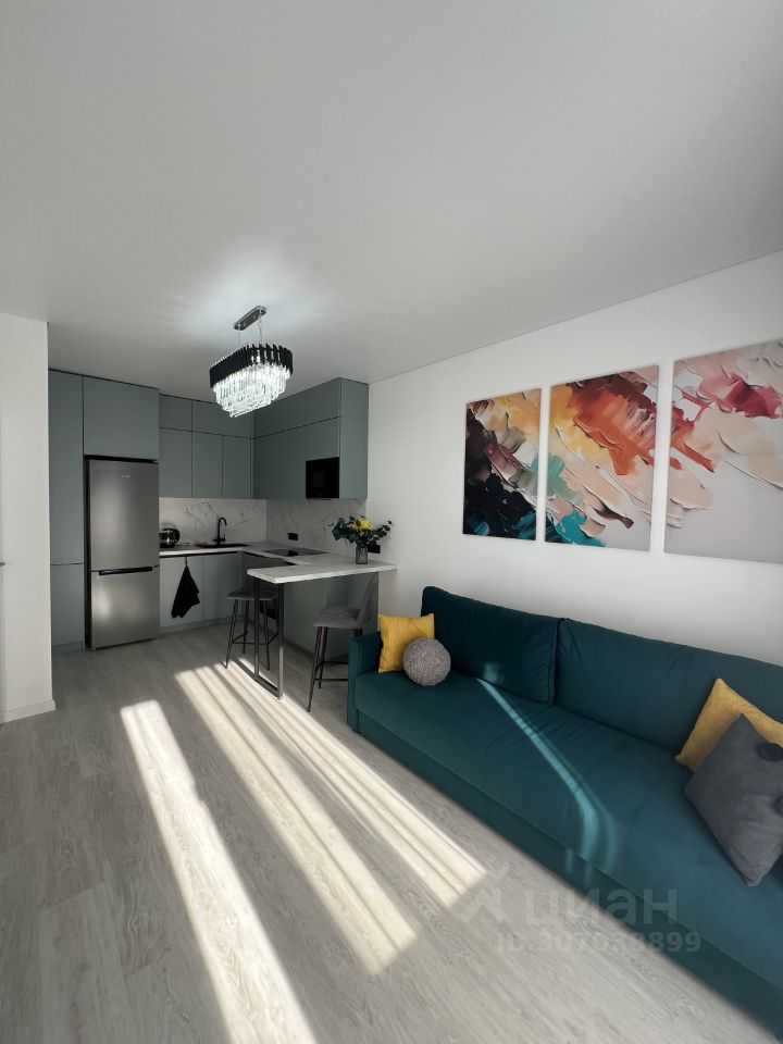 1-комнатная квартира, 38 м²