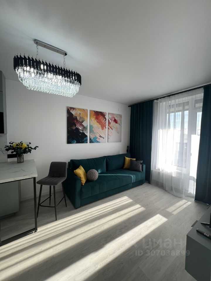 1-комнатная квартира, 38 м² — фотография 2