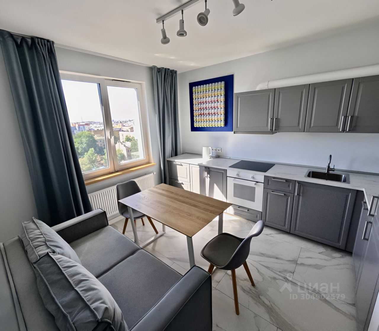 1-комнатная квартира, 37 м² — фотография 3