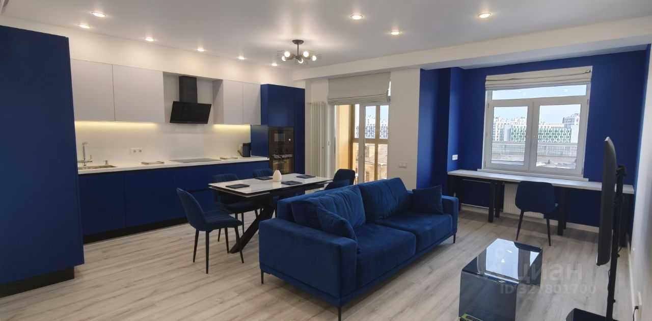 3-комнатная квартира, 95,5 м²