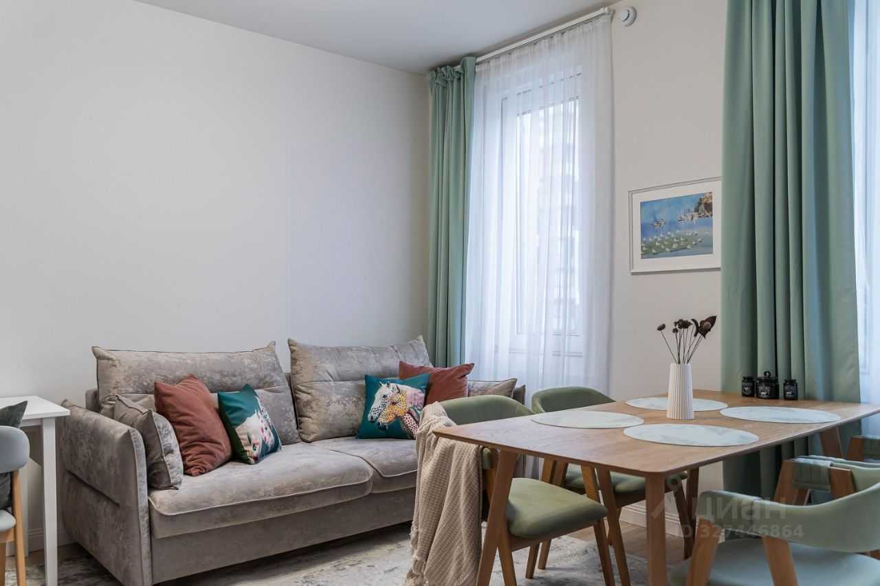 1-комнатная квартира, 46 м²