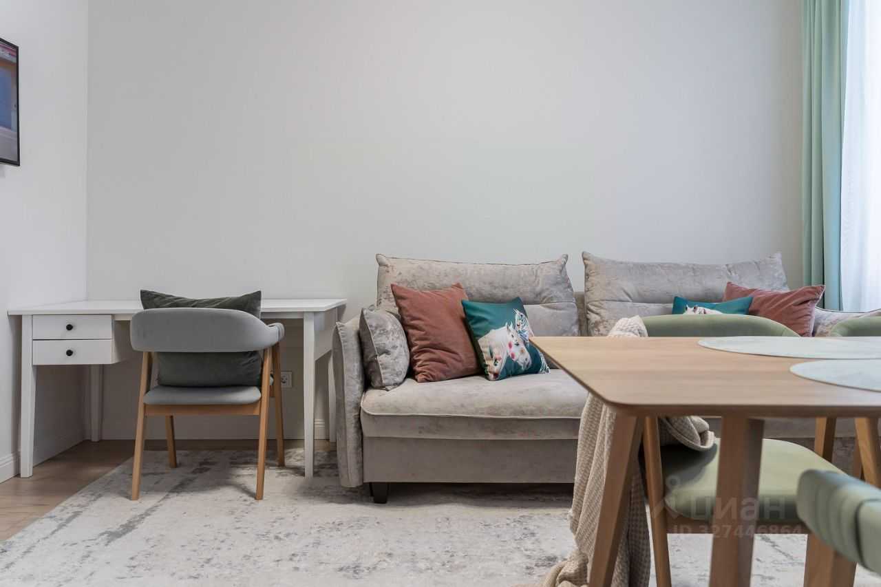1-комнатная квартира, 46 м² — фотография 2