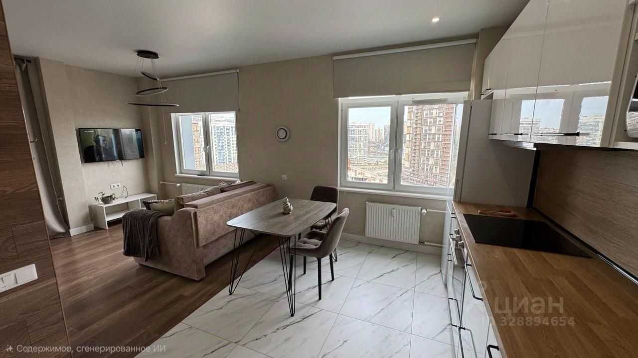 1-комнатная квартира, 39,9 м² — фотография 2