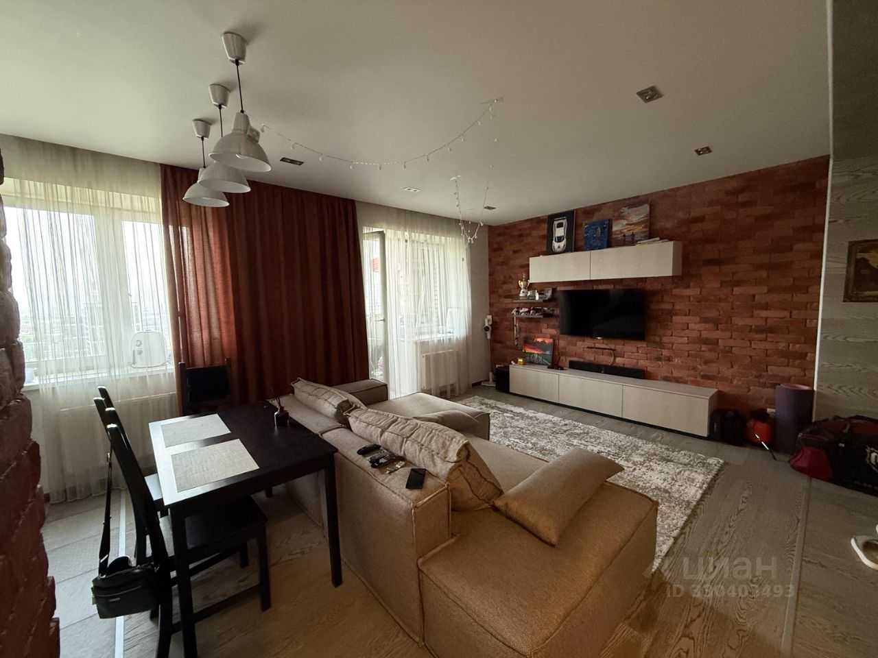 2-комнатная квартира, 58 м² — фотография 2