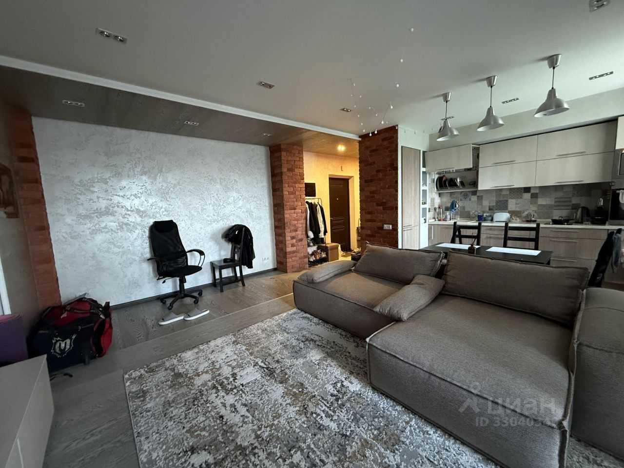 2-комнатная квартира, 58 м² — фотография 3