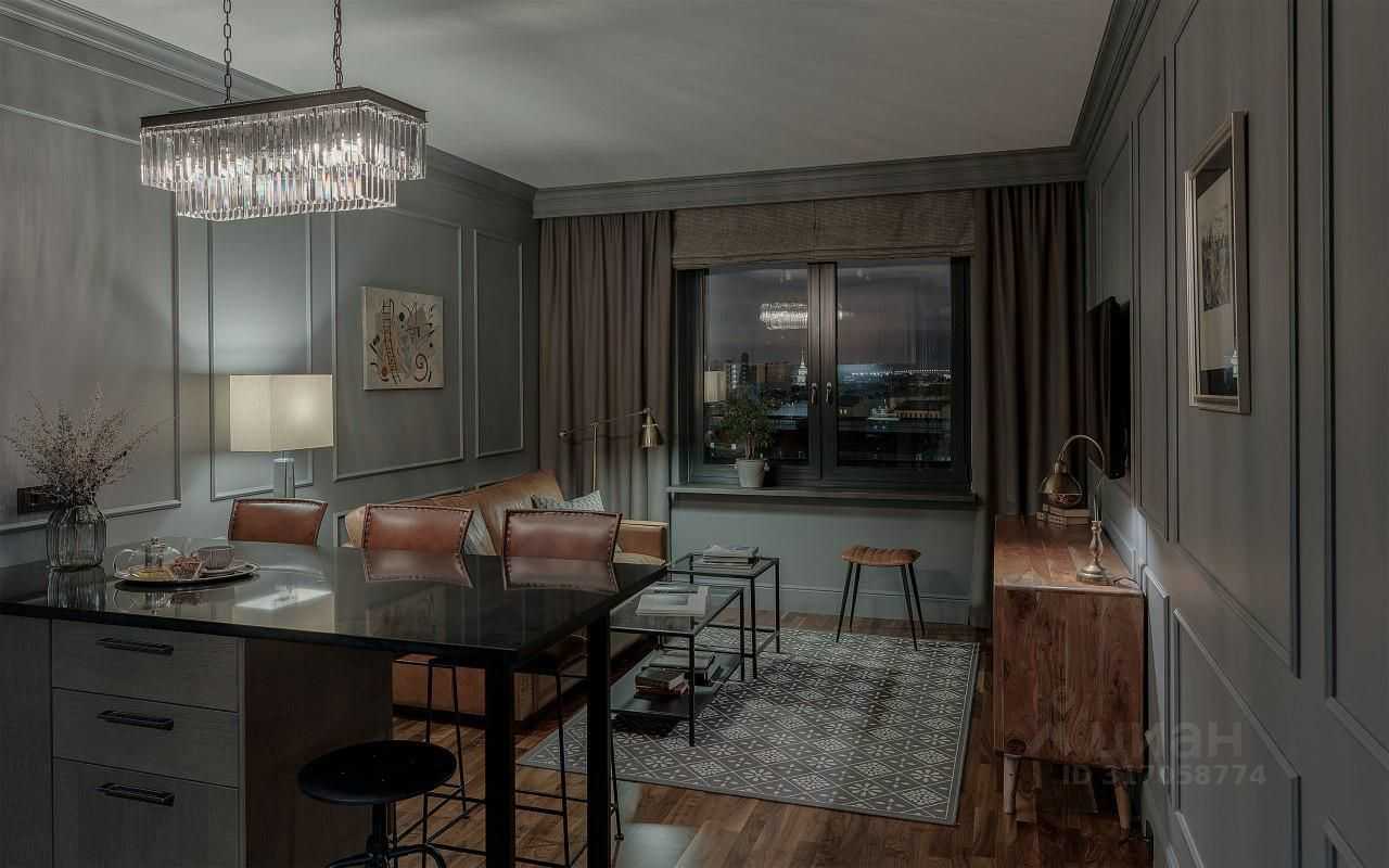 1-комнатная квартира, 52 м²