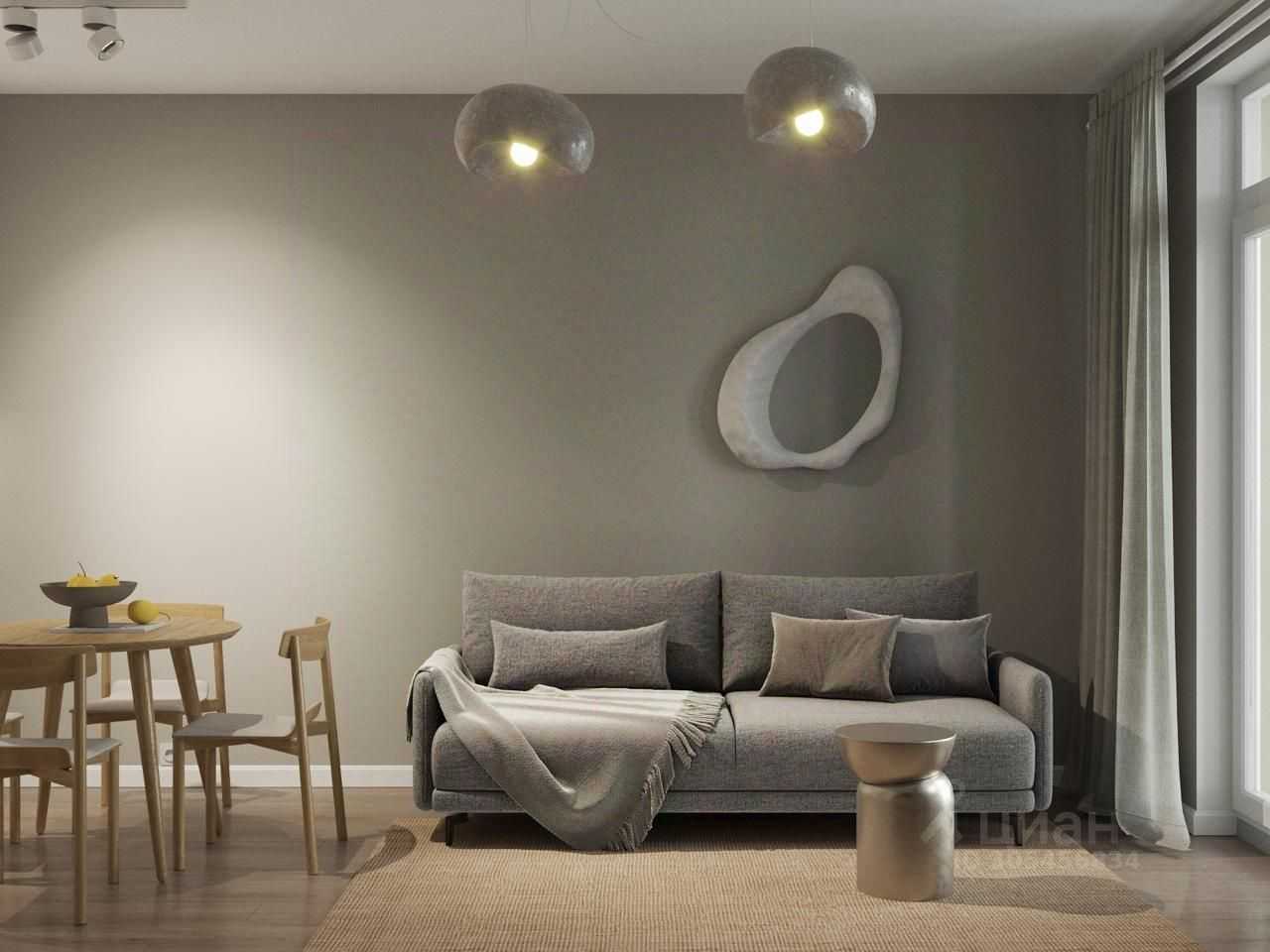 1-комнатная квартира, 47 м² — фотография 2