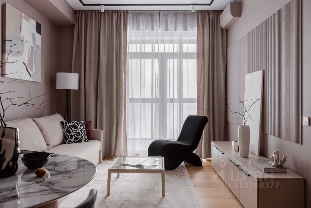 1-комнатная квартира, 49,5 м²
