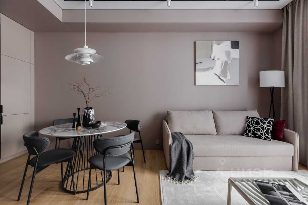 1-комнатная квартира, 49,5 м² — фотография 3