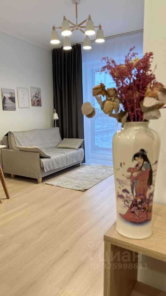 1-комнатная квартира, 35,6 м²