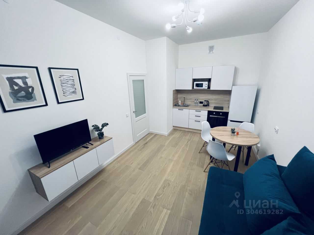 1-комнатная квартира, 38 м²