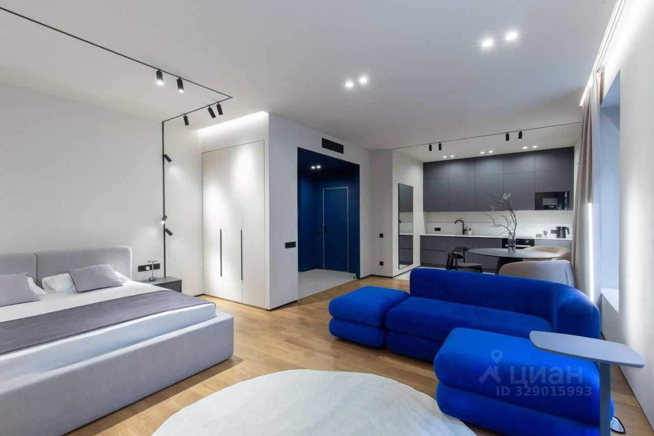 1-комнатная квартира, 49,6 м²