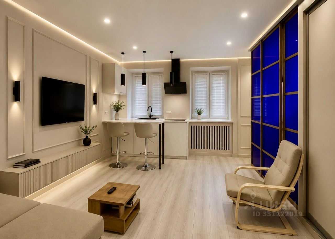 1-комнатная квартира, 35 м² — фотография 2