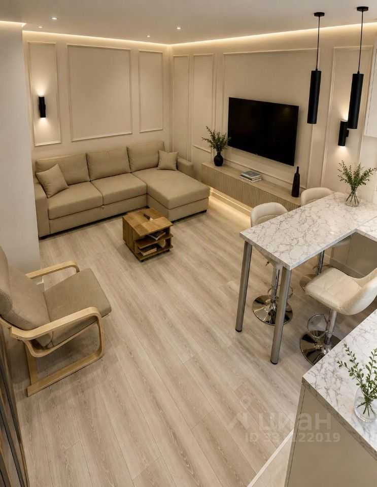 1-комнатная квартира, 35 м² — фотография 3