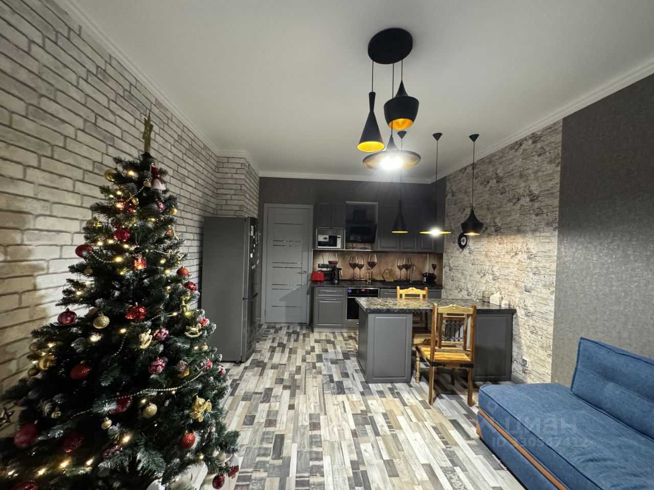 1-комнатная квартира, 60,2 м²