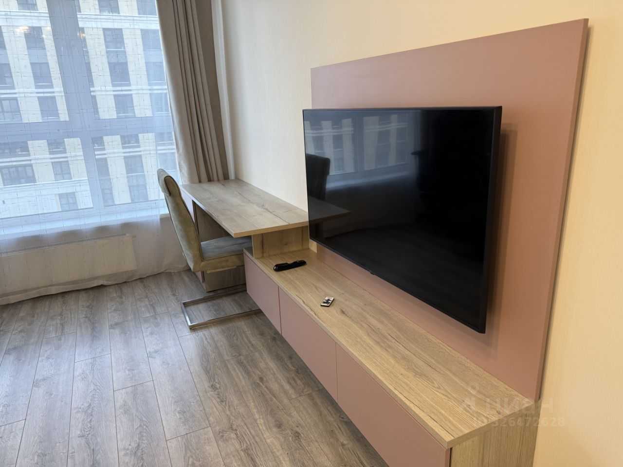 1-комнатная квартира, 45,1 м² — фотография 2