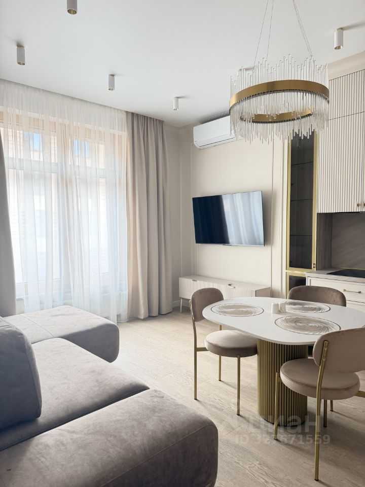 1-комнатная квартира, 43,5 м²