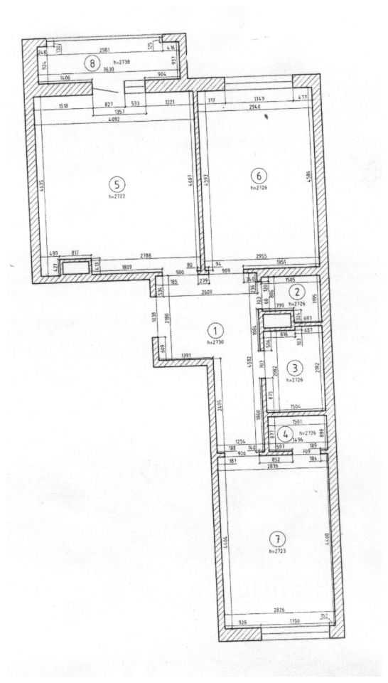 2-комнатная квартира, 63 м²