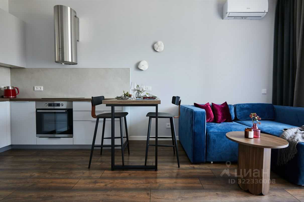 1-комнатная квартира, 38,6 м²