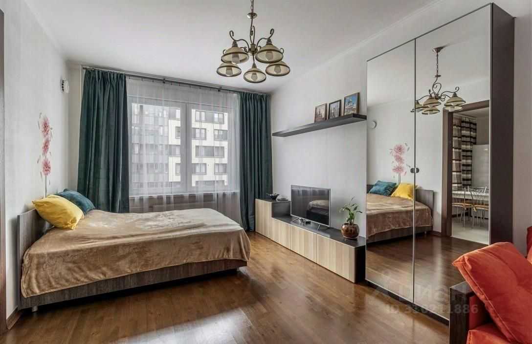 1-комнатная квартира, 44,3 м²