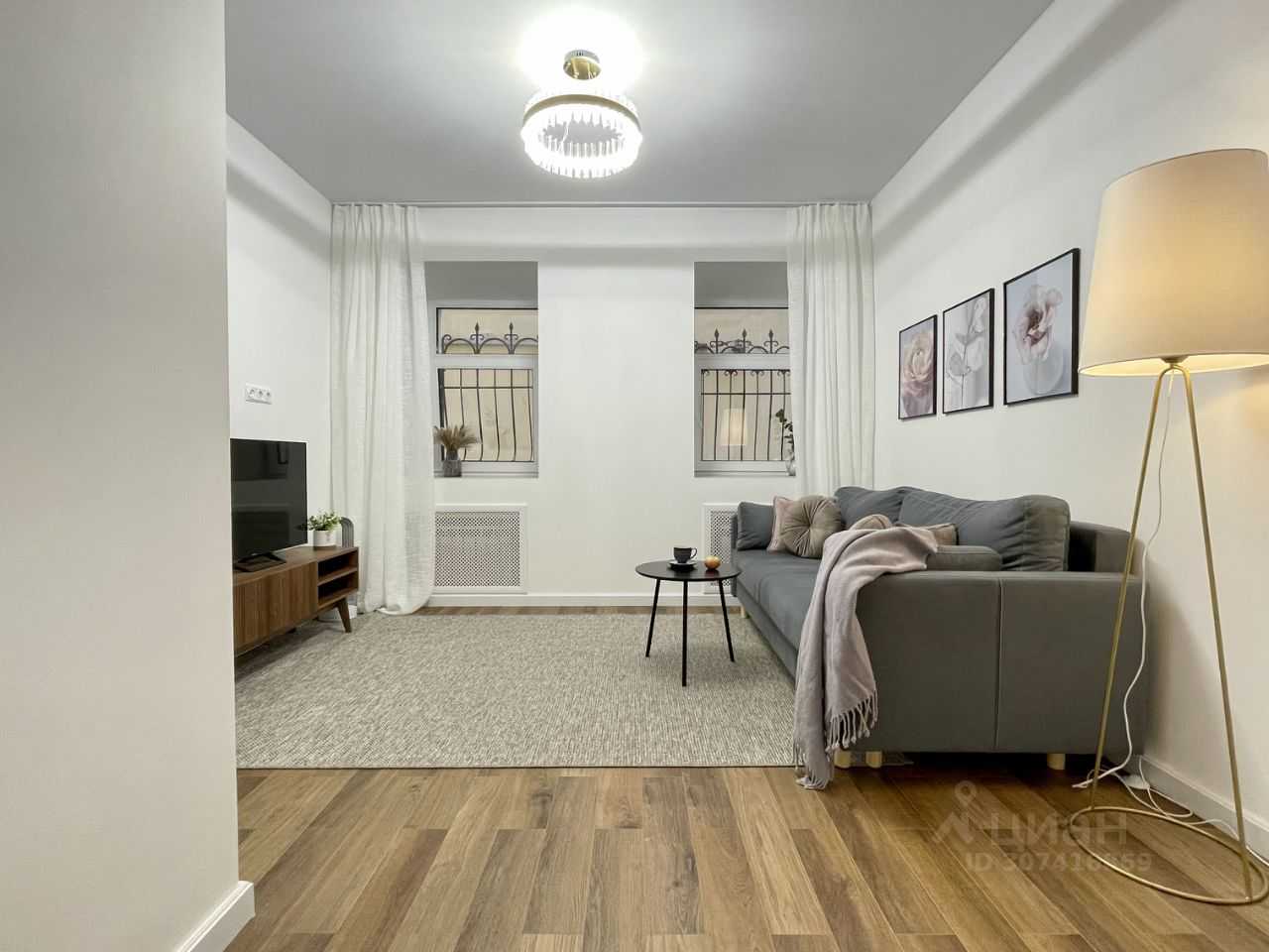 2-комнатная квартира, 55 м²