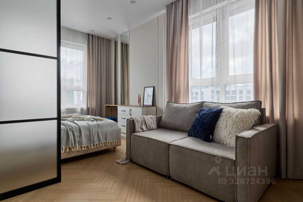 1-комнатная квартира, 38,6 м²