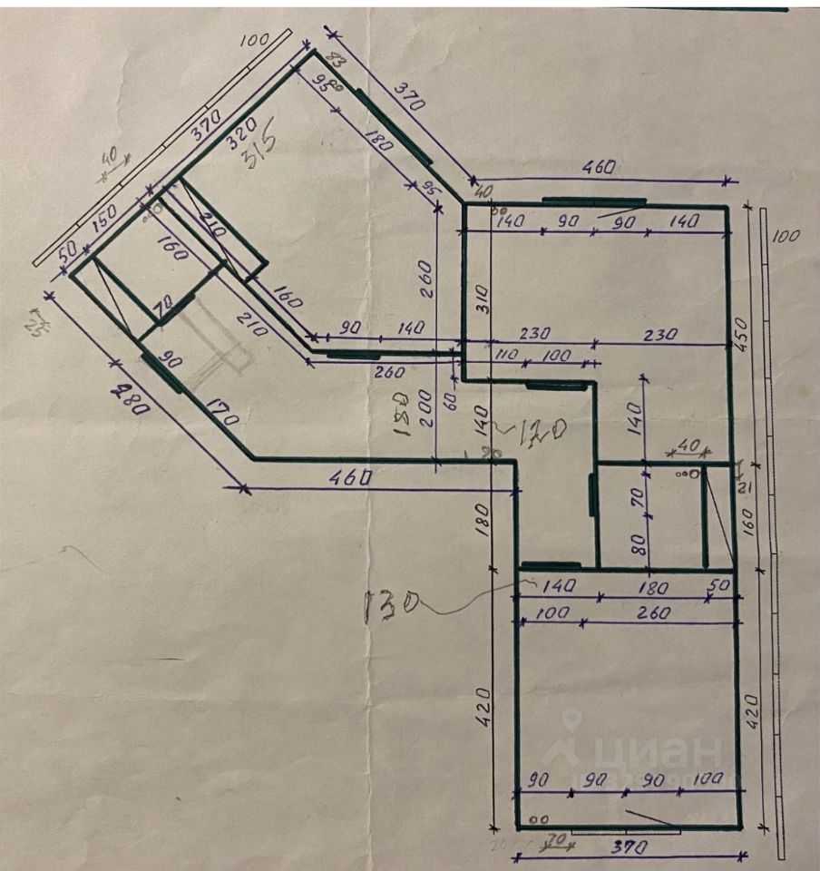 2-комнатная квартира, 72 м² — фотография 2