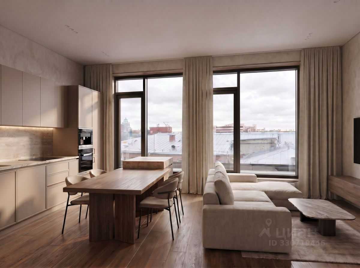 3-комнатная квартира, 92,2 м²